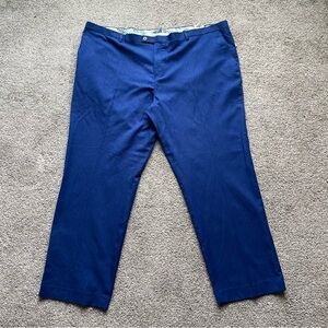 Paisley & Gray Slim Fit Pants Mens Size 50x32 Royal Blue Linen Blend Lightweight